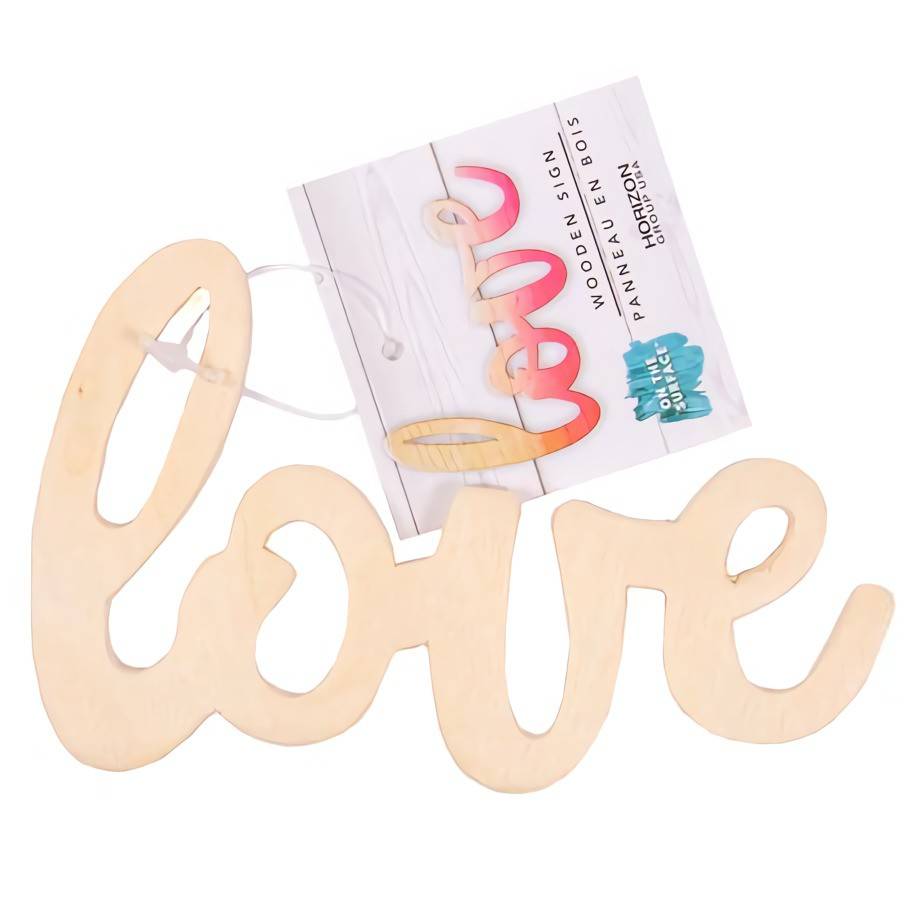 On The Surface Love Wooden Wall Art Delivery Near Me Order Online