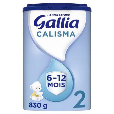 Lait bébé en poudre 2ème âge dès 6 mois Calisma GALLIA - la boite de 830g