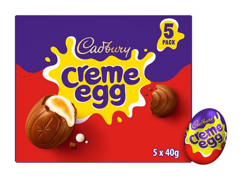 Cadbury Chocolate Creme Egg (5 x 40g)