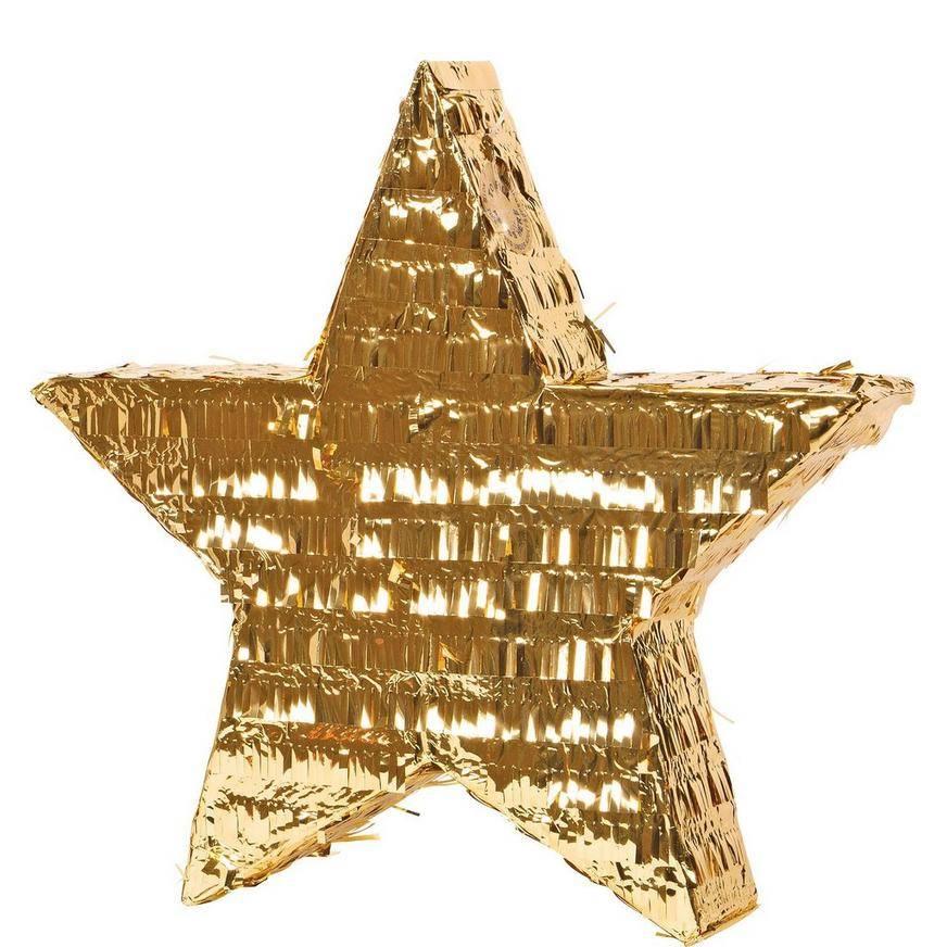 Amscan Foil Christmas Star Pinata (18 in x 18 in/gold )