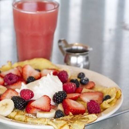 Full Fresh Fruit Crepes