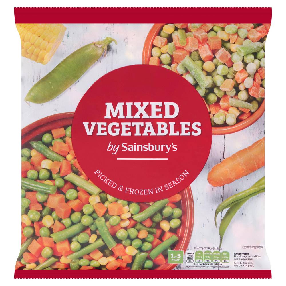 Sainsbury's Mixed Vegetables 1kg