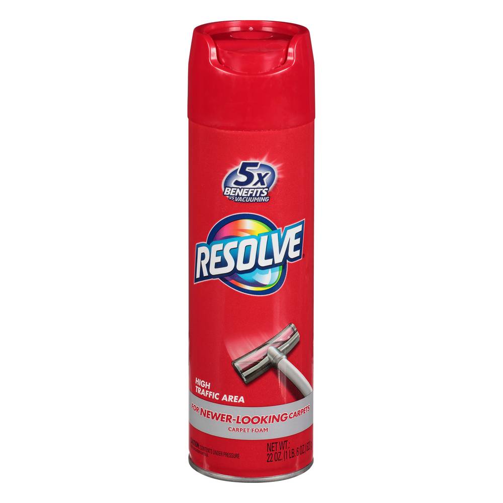 Resolve Heavy Traffic Foam Carpet Cleaner