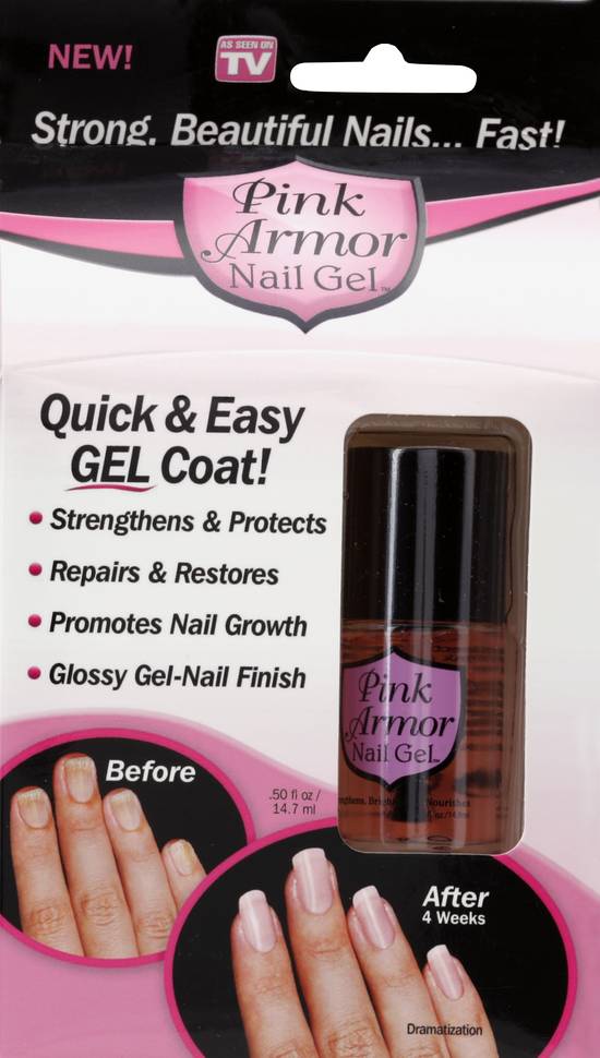 Pink Armor Quick & Easy Nail Gel (0.5 fl oz)