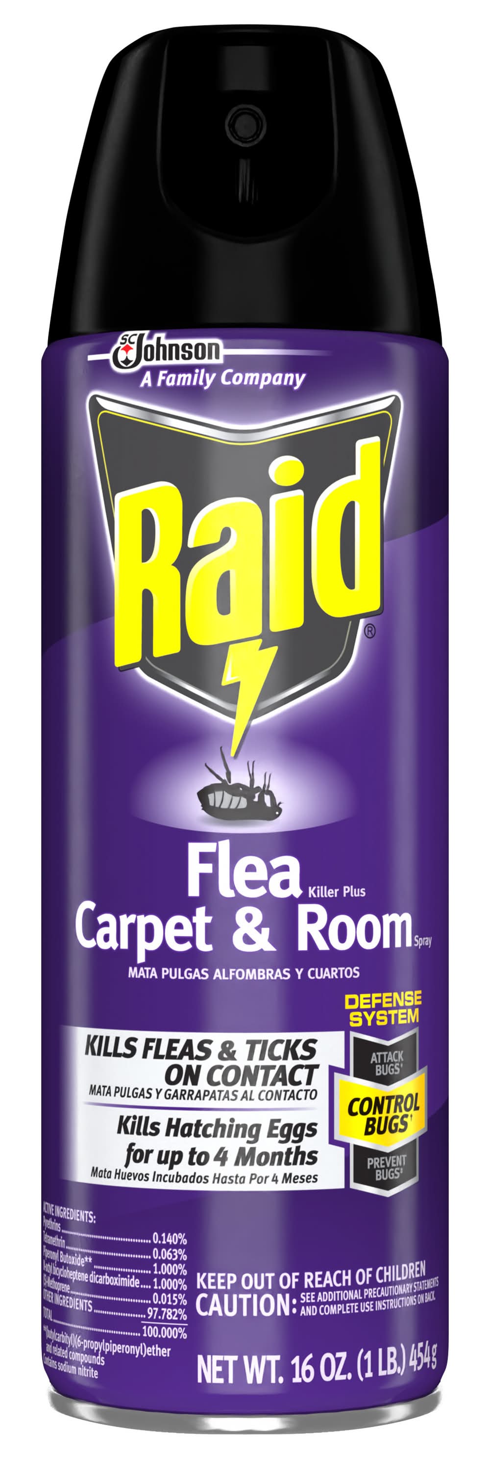 Raid Flea Killer Plus Carpet & Room Spray (16 oz)