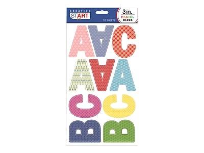Creative Start Pastel Letter Sheets, Assorted Colors, 10/Pack (098387)