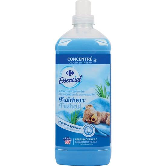 Carrefour Essential Fraîcheur Adoucissant 60 Lavages 1,5 L