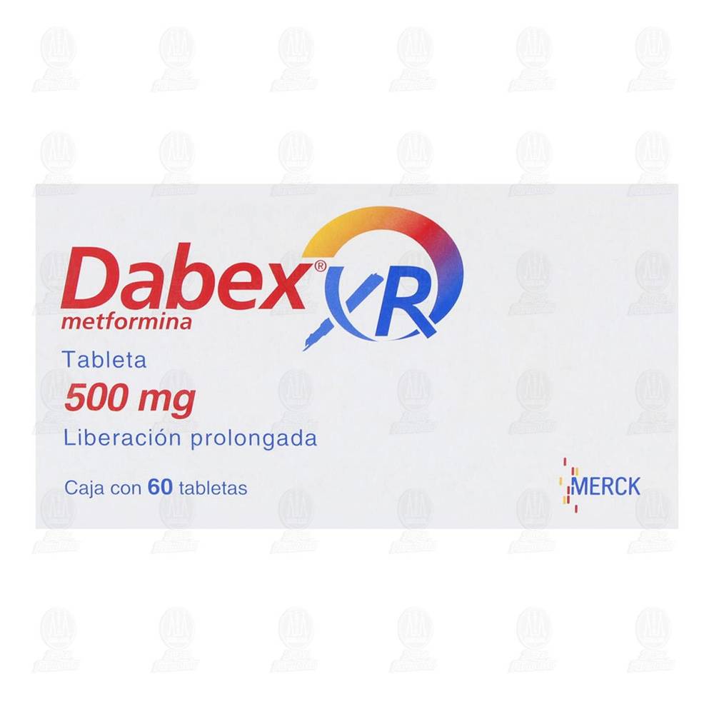 Merck · Dabex xr metformina tabletas 500 mg (60 un) (60 un)