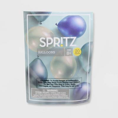 Spritz Metallic Balloon, Blue (20 ct)