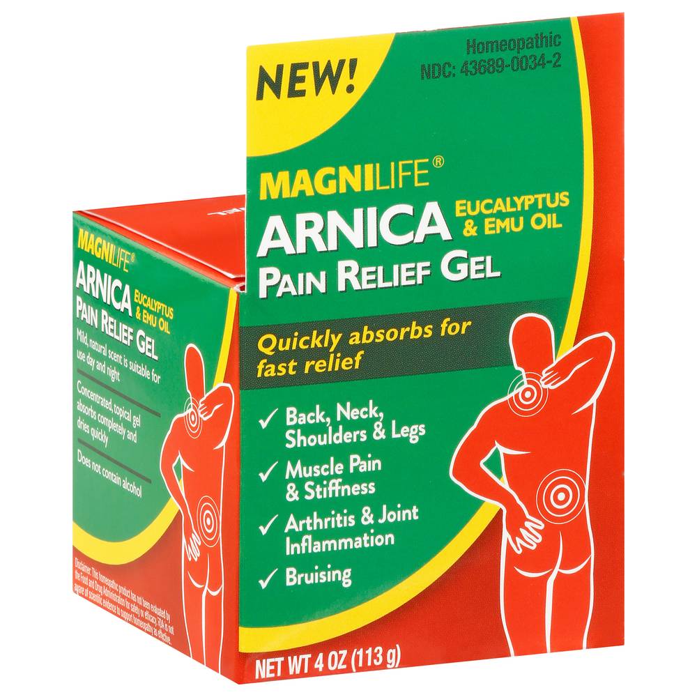 MagniLife Arnica Pain Relief Gel (4 oz)