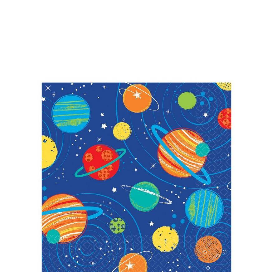 Blast Off Beverage Napkins 16ct