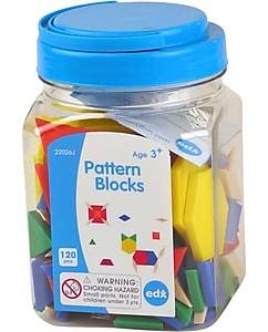 Edx Education Pattern Blocks, 120/Jar (22026)