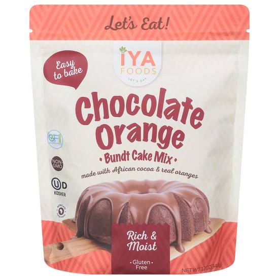 Iya Foods Chocolate Orange Bundt Cake Mix