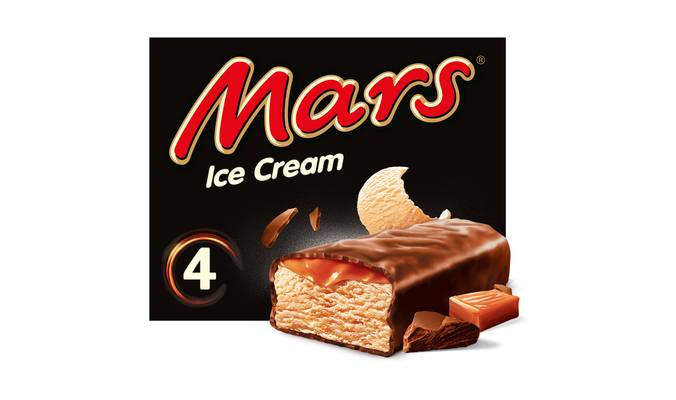 Mars Chocolate Caramel Ice Cream Bar 4 x 51ml