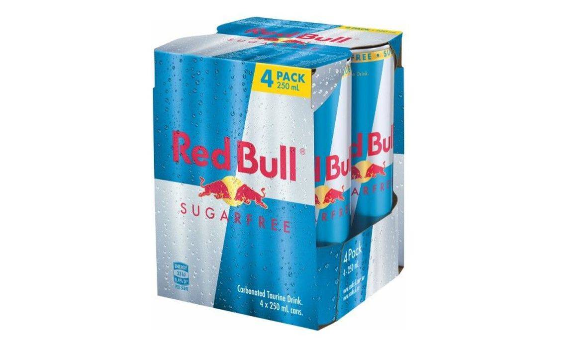 Red Bull Sugar Free 250ml 4 Pack