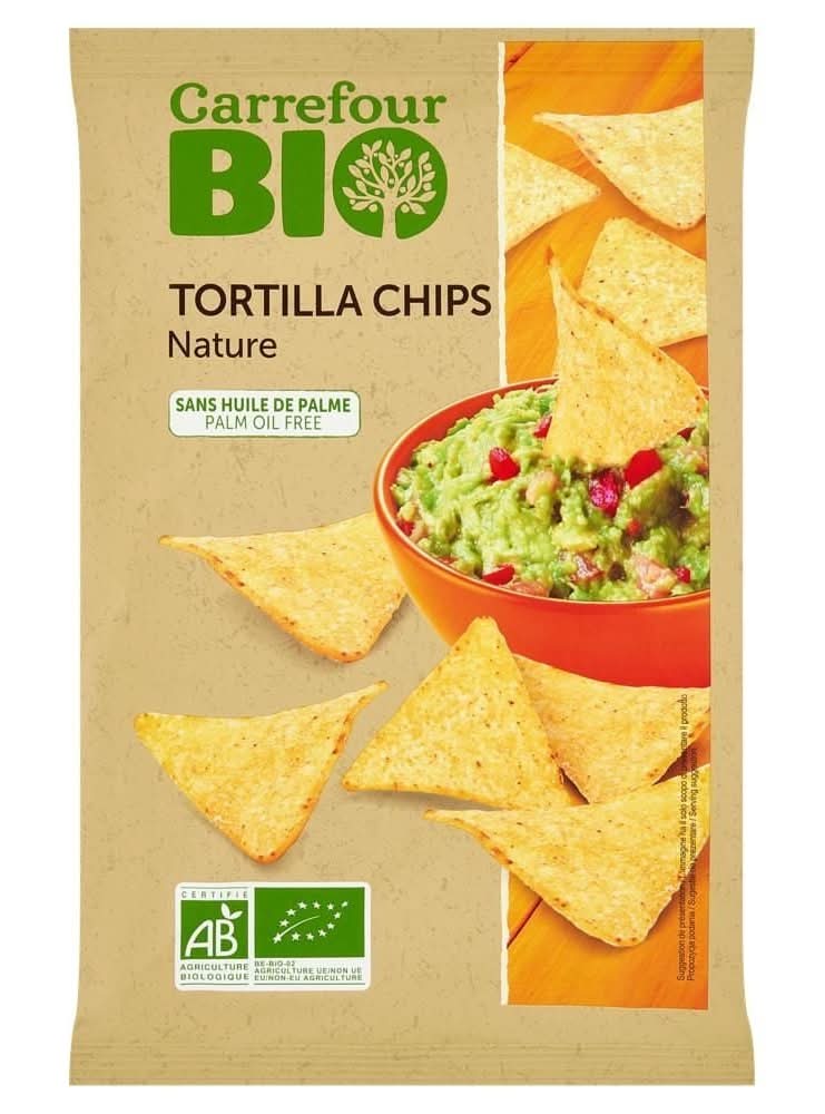 Carrefour Bio Produkt na bazie ekologicznie uprawianej kukurydzy solony 125 g