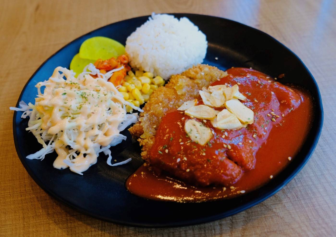 Garlic Pork Cutlet Lunch Set 갈릭 돈까스 런치 세트