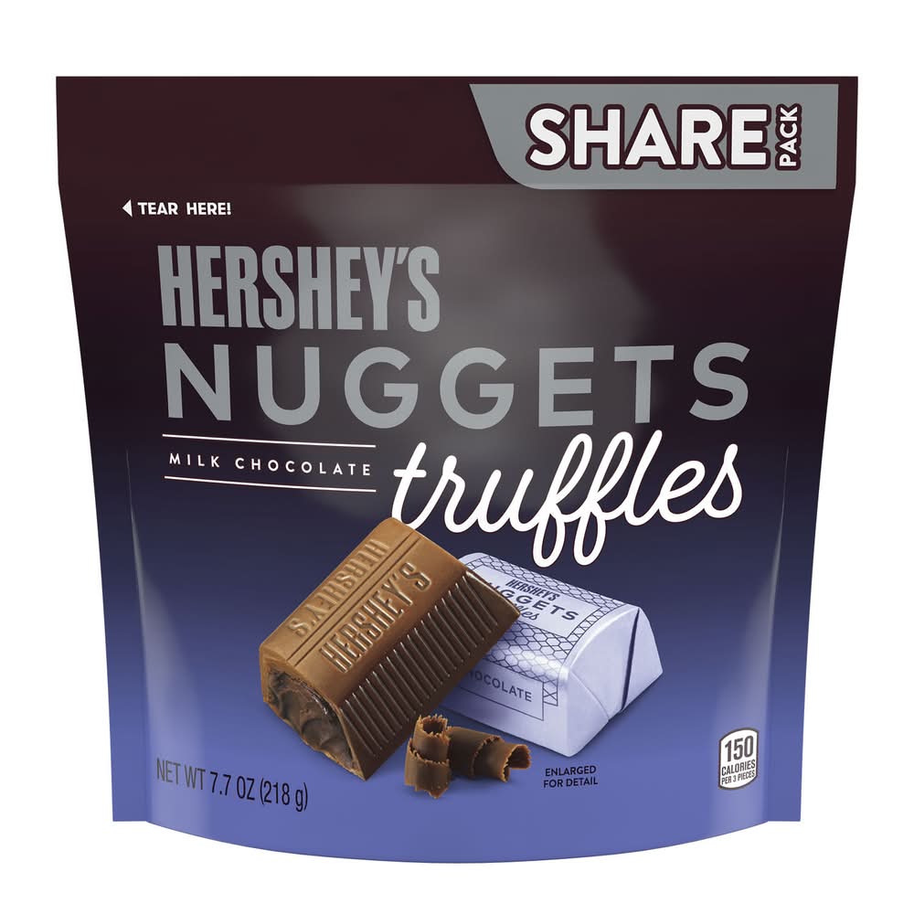 Hershey's Nuggets Milk Chocolate Truffles (7.7 oz)