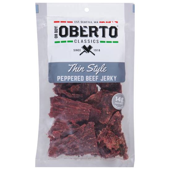 Oberto Thin Style Peppered Beef Jerky (7 oz)