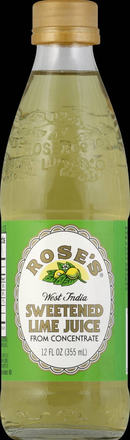 Rose's Sweetened Lime Juice (12 fl oz)