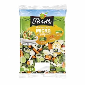 Verduras para micro brócoli, zanahoria y puerro Florette 300 g