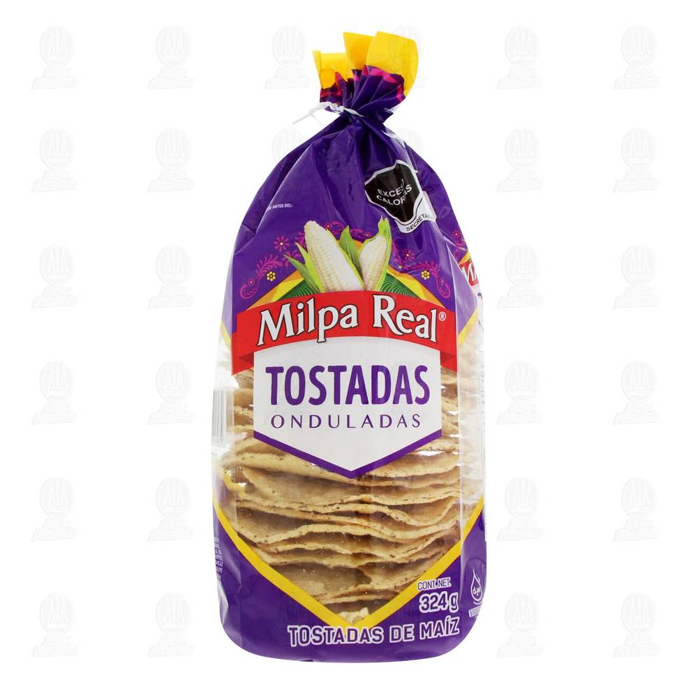 Milpa Real · Tostadas onduladas (324 g)