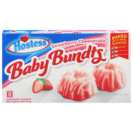 Hostess Strawberry Cheesecake Baby Bundts Mini Cakes