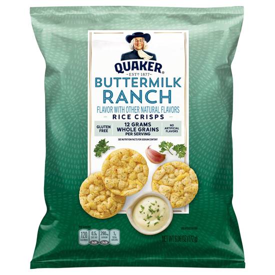 Quaker Buttermilk Ranch Rice Crisps