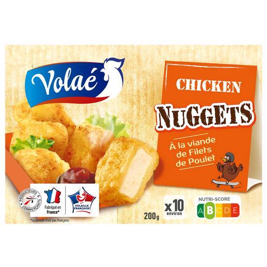 Nuggets aux filets de poulet - volaé - 200g