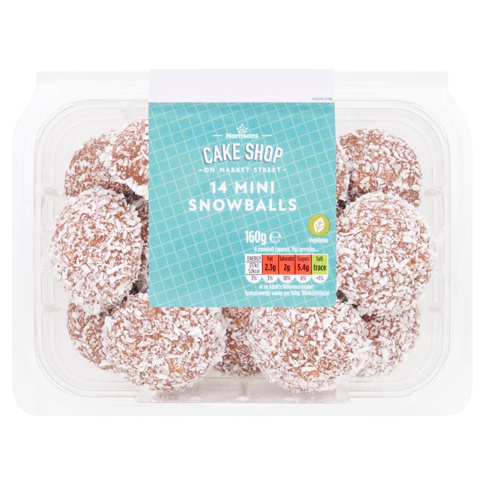 Morrisons Cake Shop Mini Snowballs (14 pack)