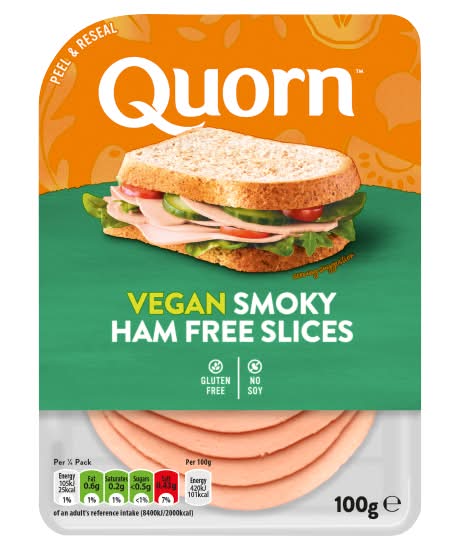 Quorn Vegan Smoky Ham Free Slices (100g)