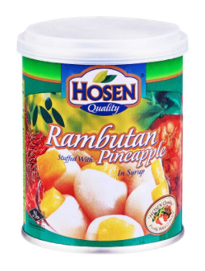 Hosen Rambutan With Pineapple in Syrup (234g)
