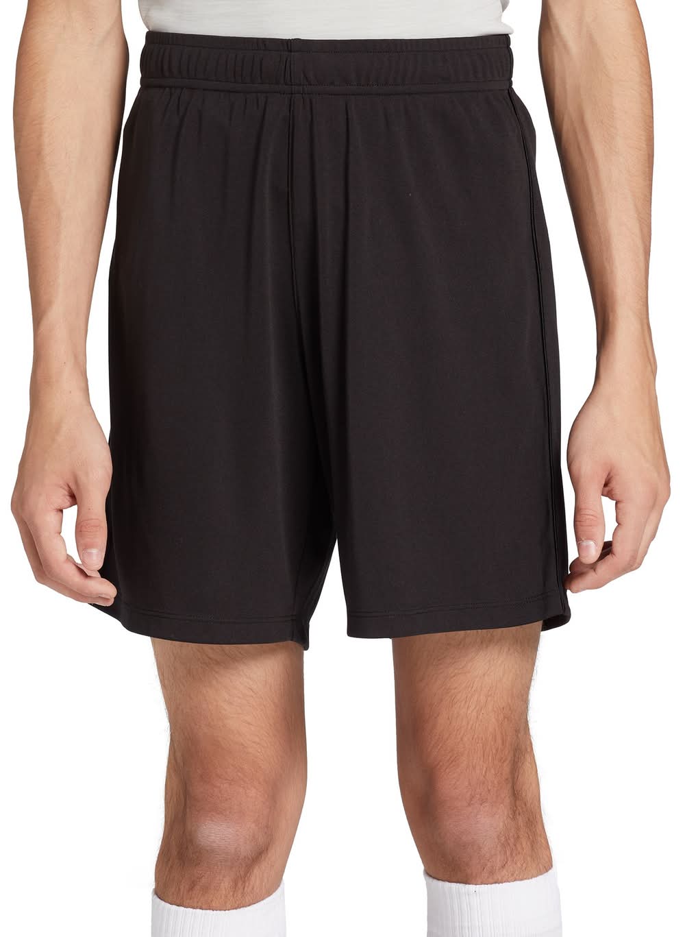 DSG Youth Knit Soccer Shorts (Pure Black/Pure Black, S)