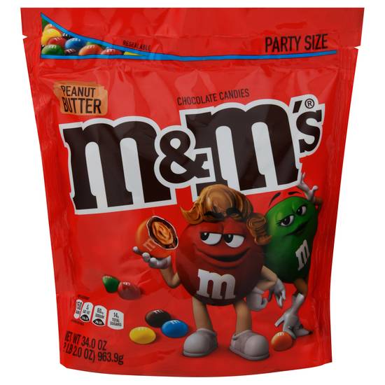 M&M's Peanut Butter Chocolate Candies Bonus Bag, 12.7 oz - Foods Co.