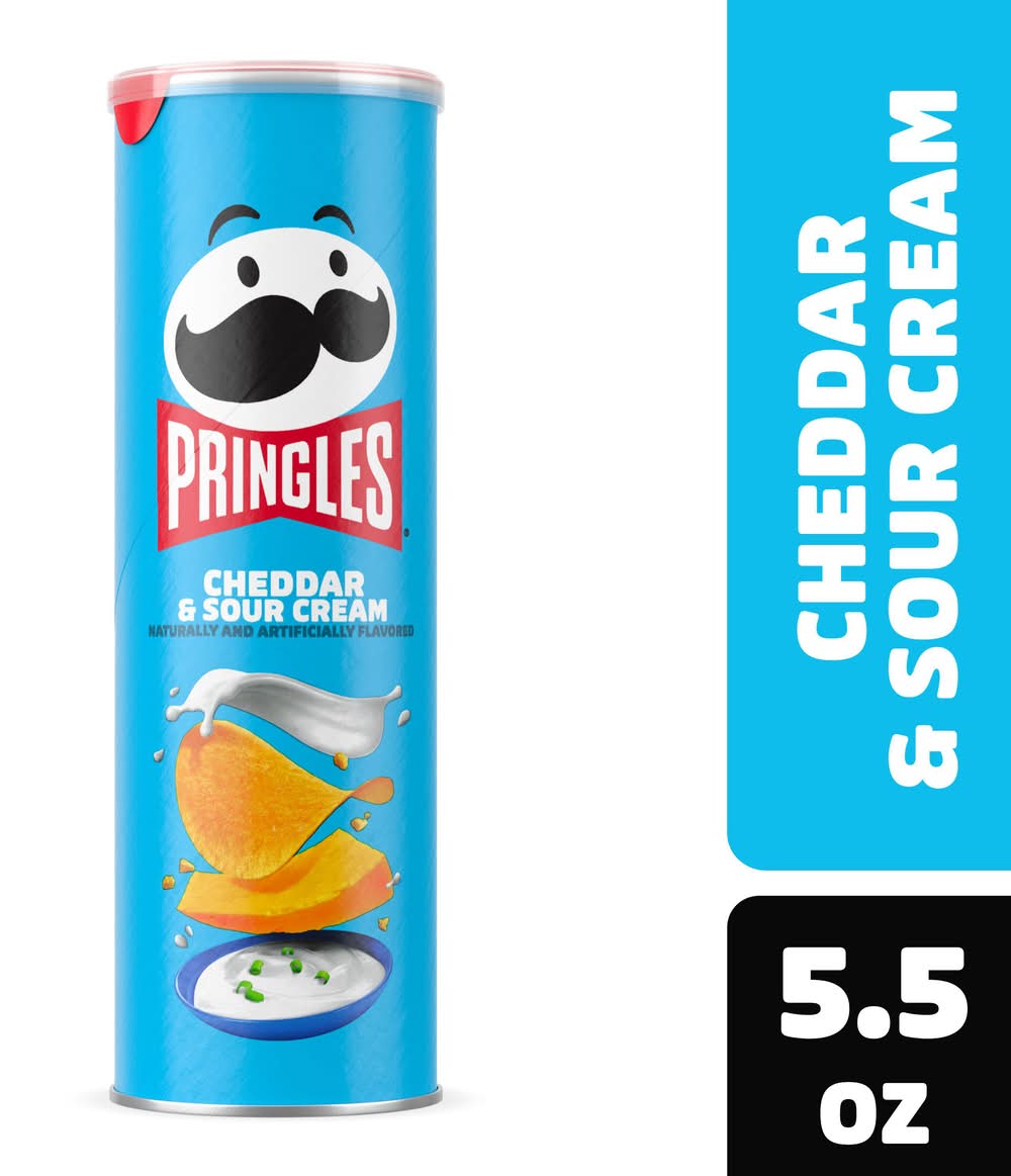 Pringles Potato Crisps, Cheddar & Sour Cream (5.5 oz)