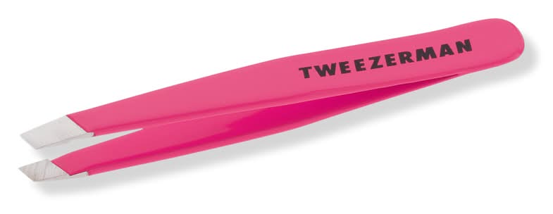 Tweezerman Mini Slant Tweezers Neon Pink