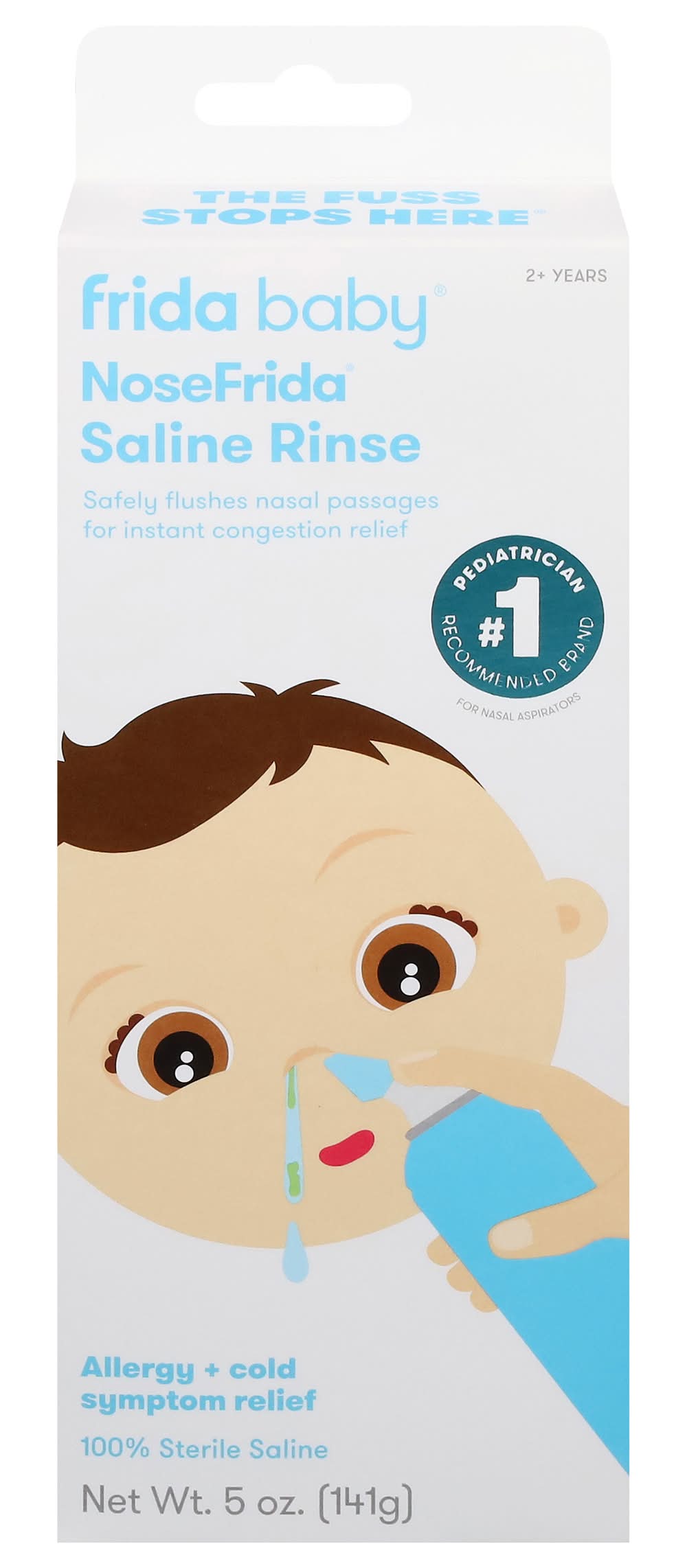 Frida Baby Nosefrida Saline Nasal Rinse For Kids (5 oz)