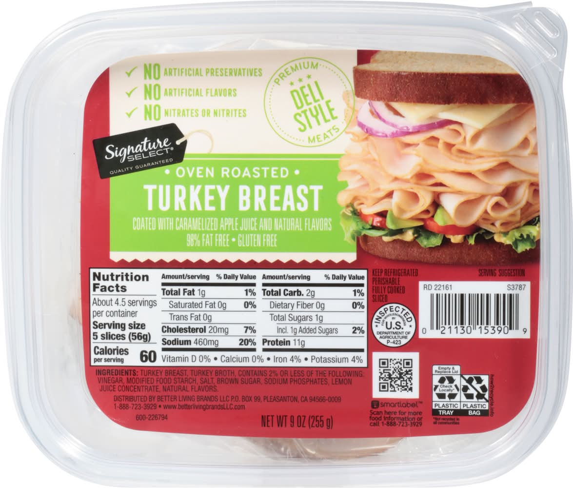 Signature Select Oven Roasted Turkey Breast (9 oz)