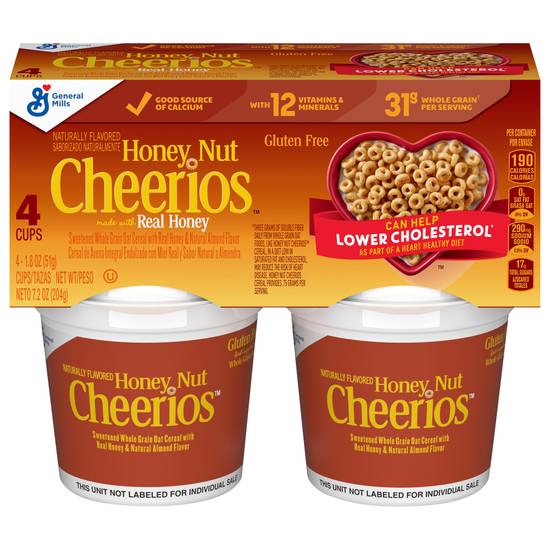 Cheerios Honey Nut Oat Cereal (4 ct)