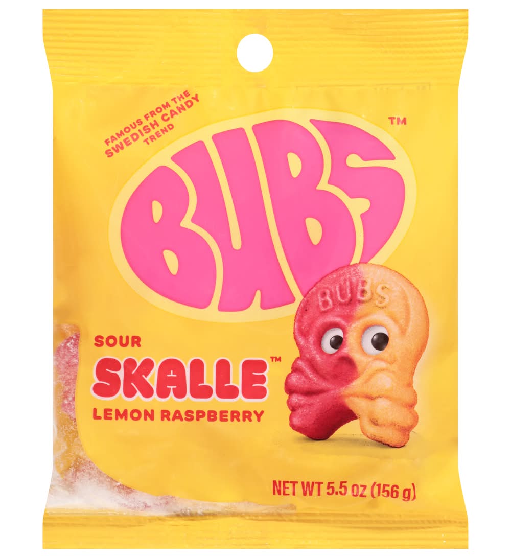 Swedish Bubs Toffee Candy, Lemon-Raspberry (5.5 oz)