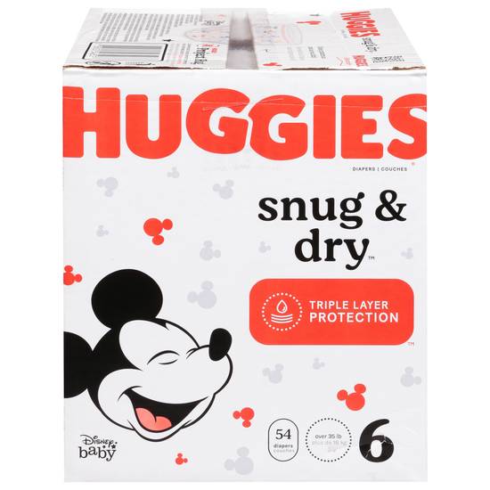 Huggies Snug & Dry Disney Baby Diapers (6 ct)