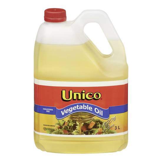 Unico Vegetable Oil 100% Pure (3 L)
