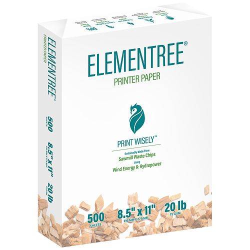 Elementree Sustainable Printer Paper - 500.0 ea