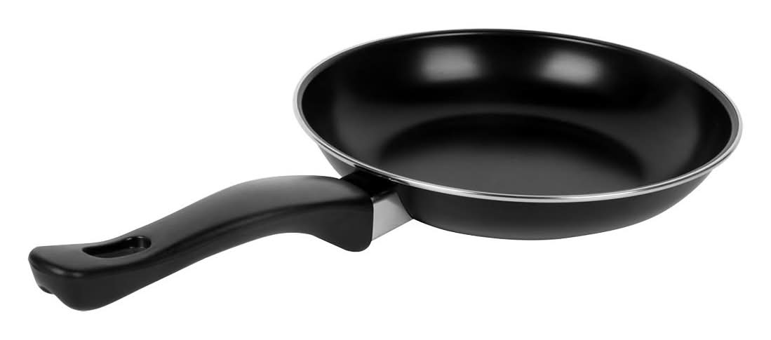 True Living Carbon Steel Fry Pan, 8 in, Black