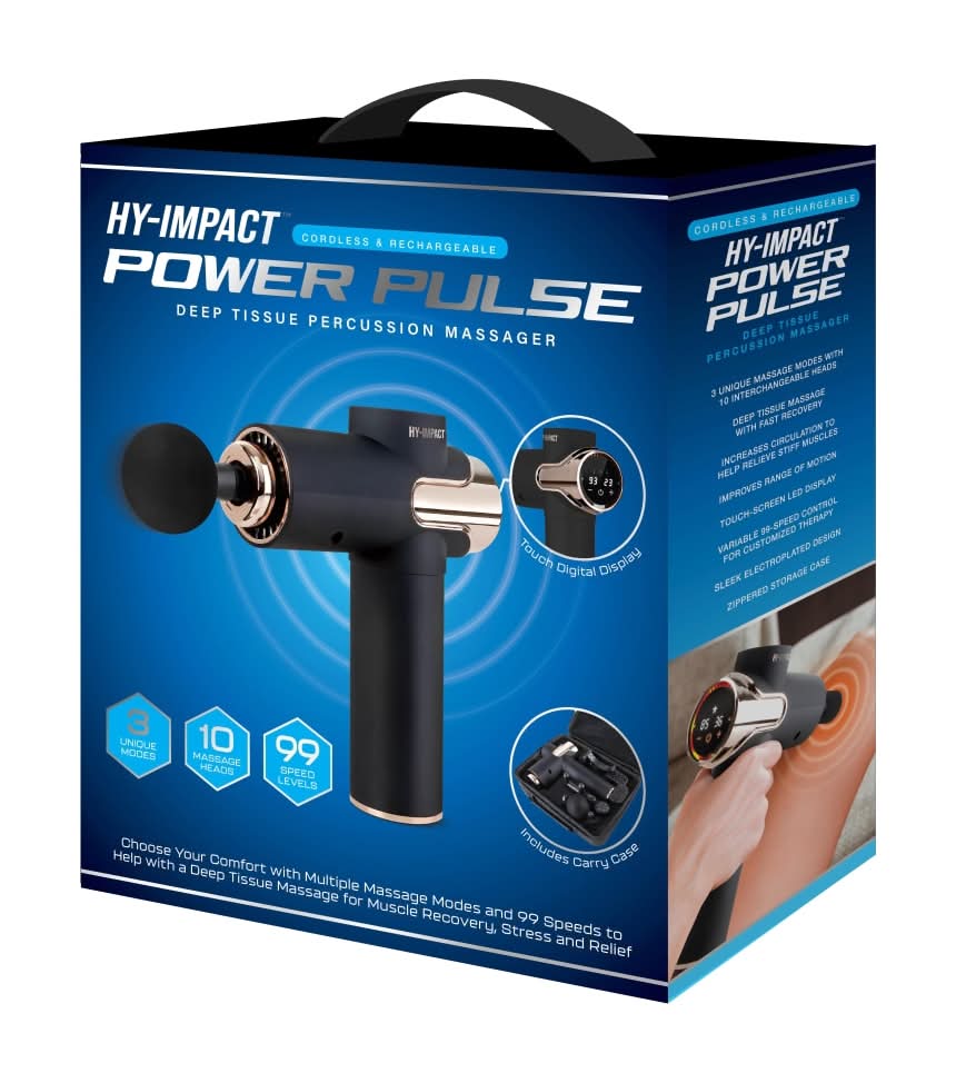 Hy-Impact Power Pulse Deep Tissue Percussion Massager