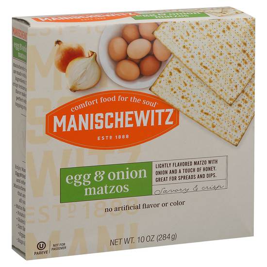 Manischewitz Onion Matzo (10 oz)