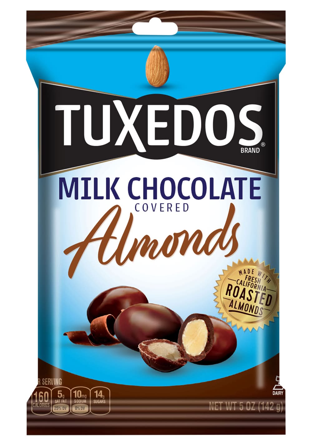 Tuxedos Covered Almonds, Milk Chocolate (5 oz)