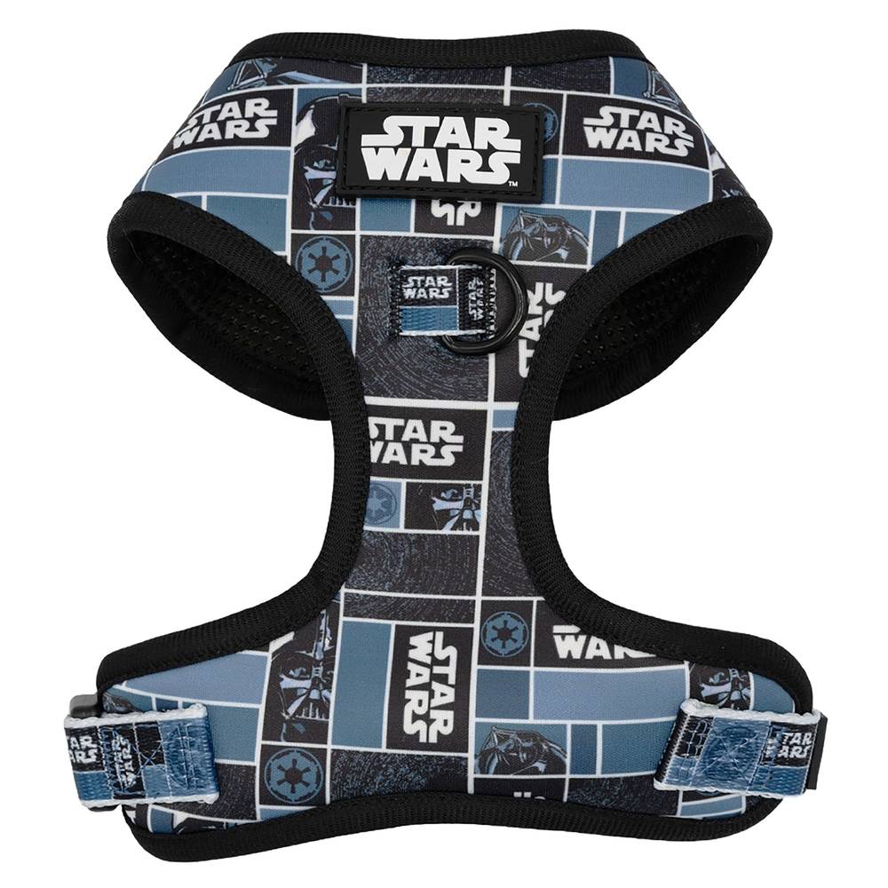 Sassy Woof Where Dogs Are Family Star Wars Adjustable Dog Harness, Black