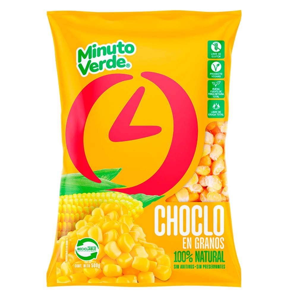 Minuto verde choclo en grano congelado (bolsa 500 g)