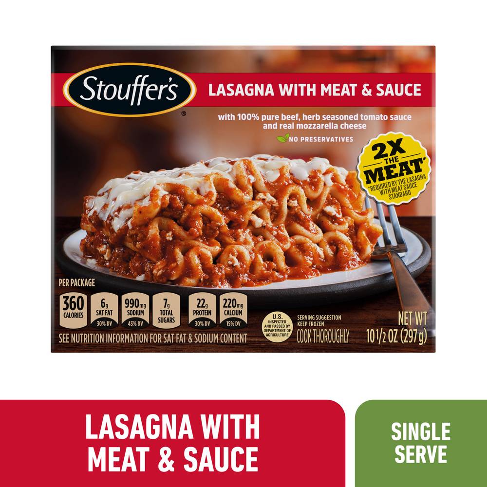 Stouffer's Lasagna With Meat and Sauce